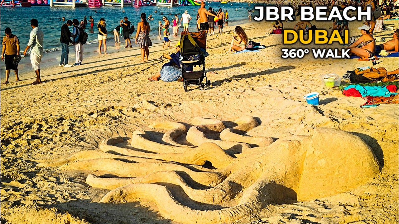 JBR Beach Dubai 360° Walk | Jumeirah Beach Residence 2026