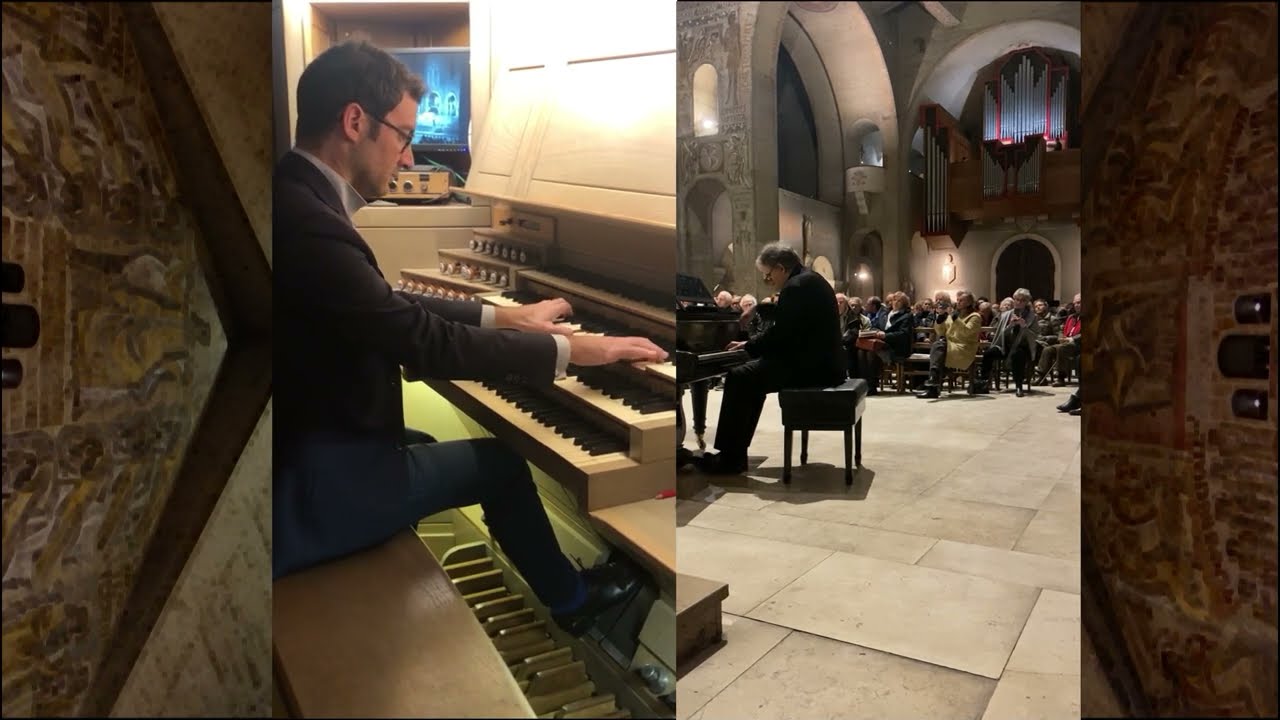 Thierry Escaich et Samuel Liégeon: Final improvisé en duo (piano et orgue)