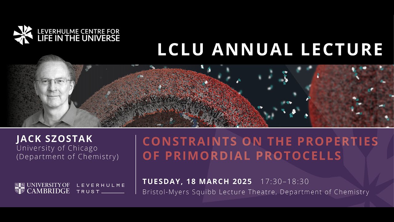 Jack Szostak | Constraints on the Properties of Promordial Protocells