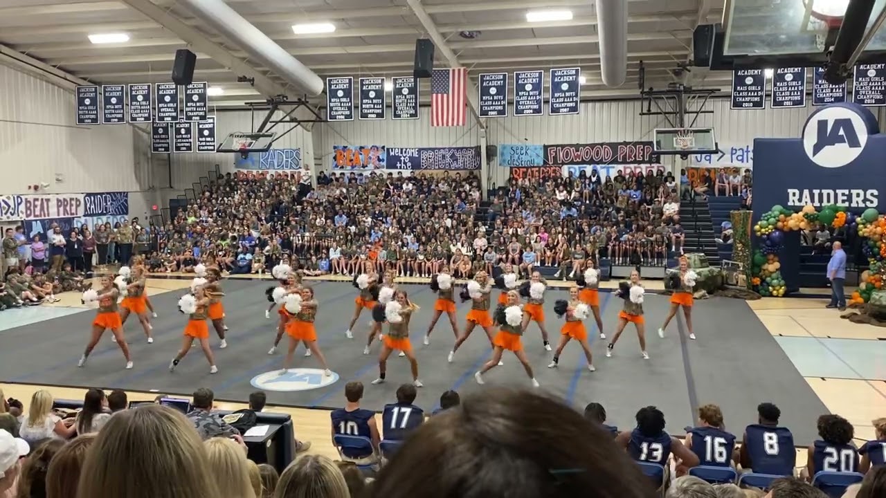 Jackson Academy Cheer- Ja v Prep Pep Rally 2023