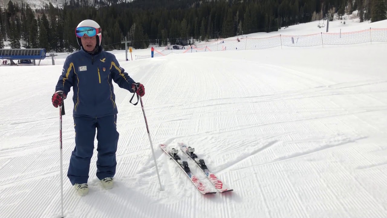 Modern ski technique