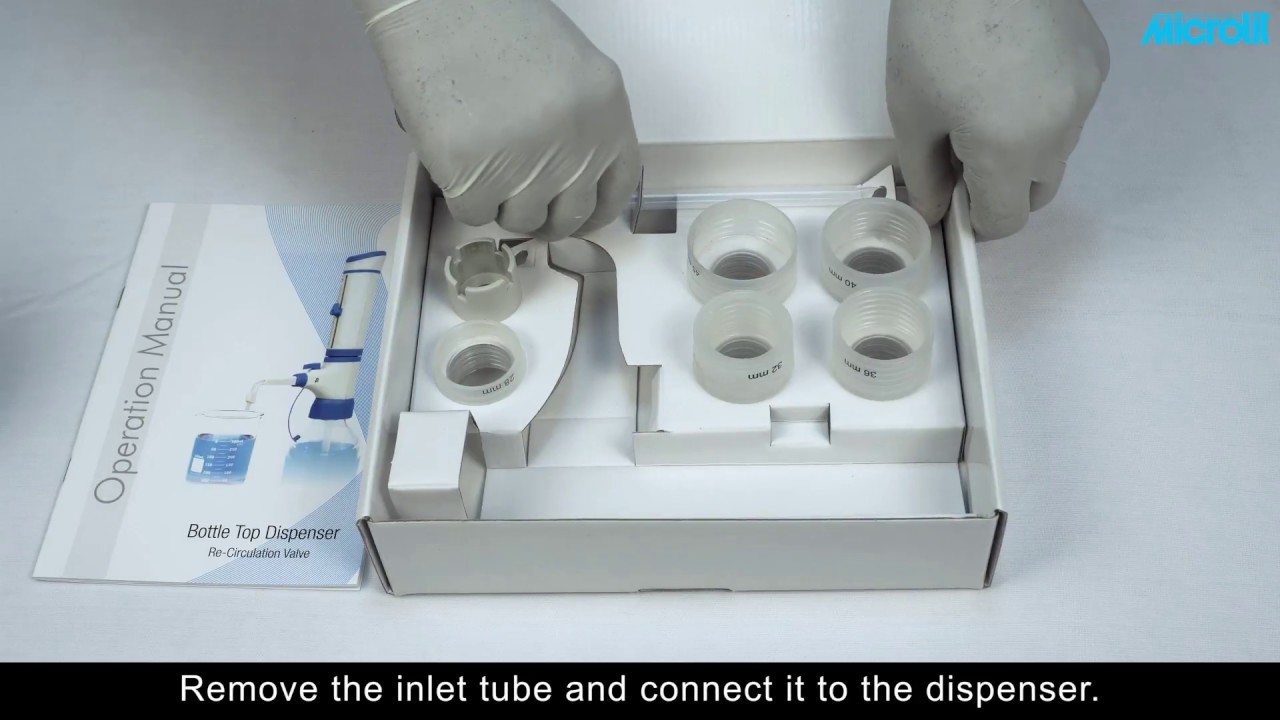 Beatus Bottle Top Dispenser - Setup