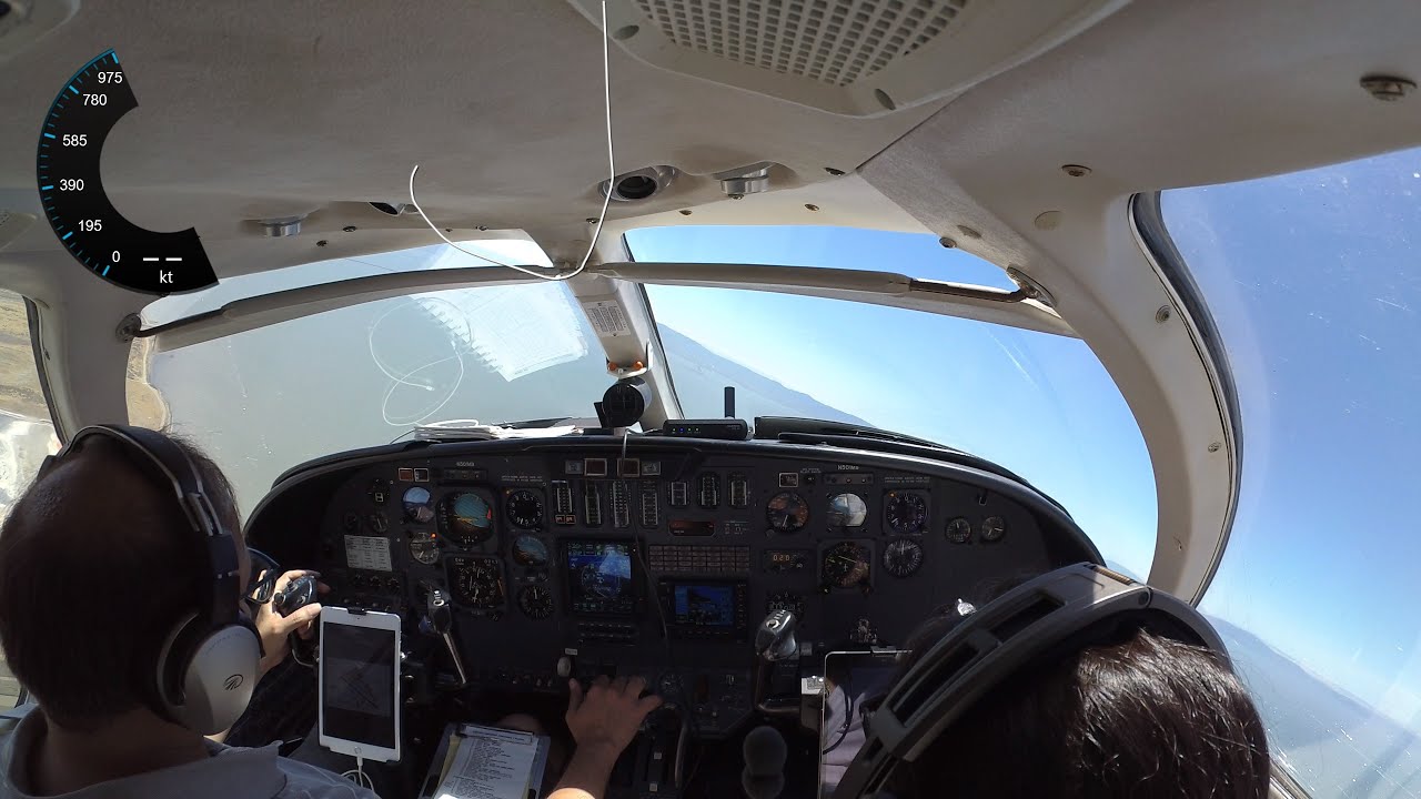 Departing Hayward in a Citation 501
