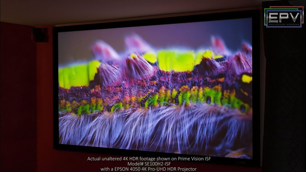 EPV Screens&reg; Prime Vision ISF, Fixed Frame Projection Screen