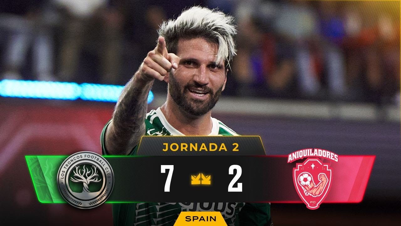 Los Troncos FC de PERXITAA VS Aniquiladores FC de JUAN GUARNIZO | Partido completo Jornada 2 (7-2)
