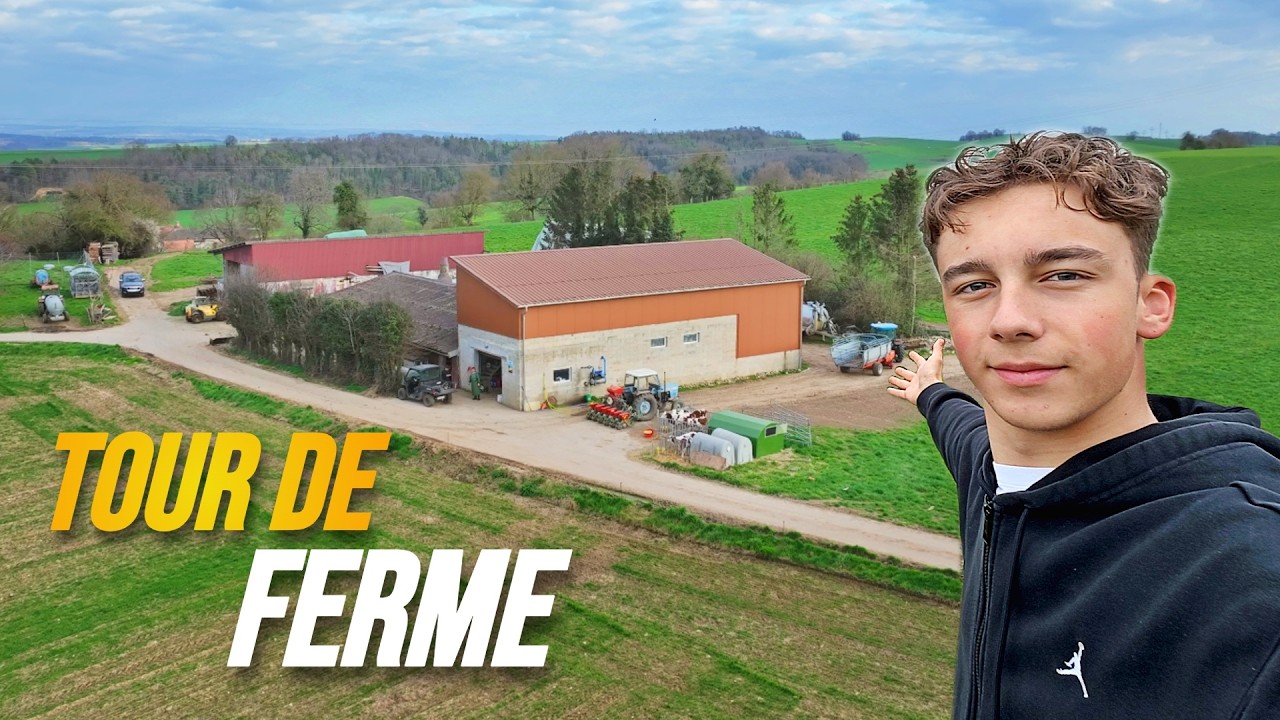 TOUR DE FERME, VACHES + CULTURES 🐄🚜