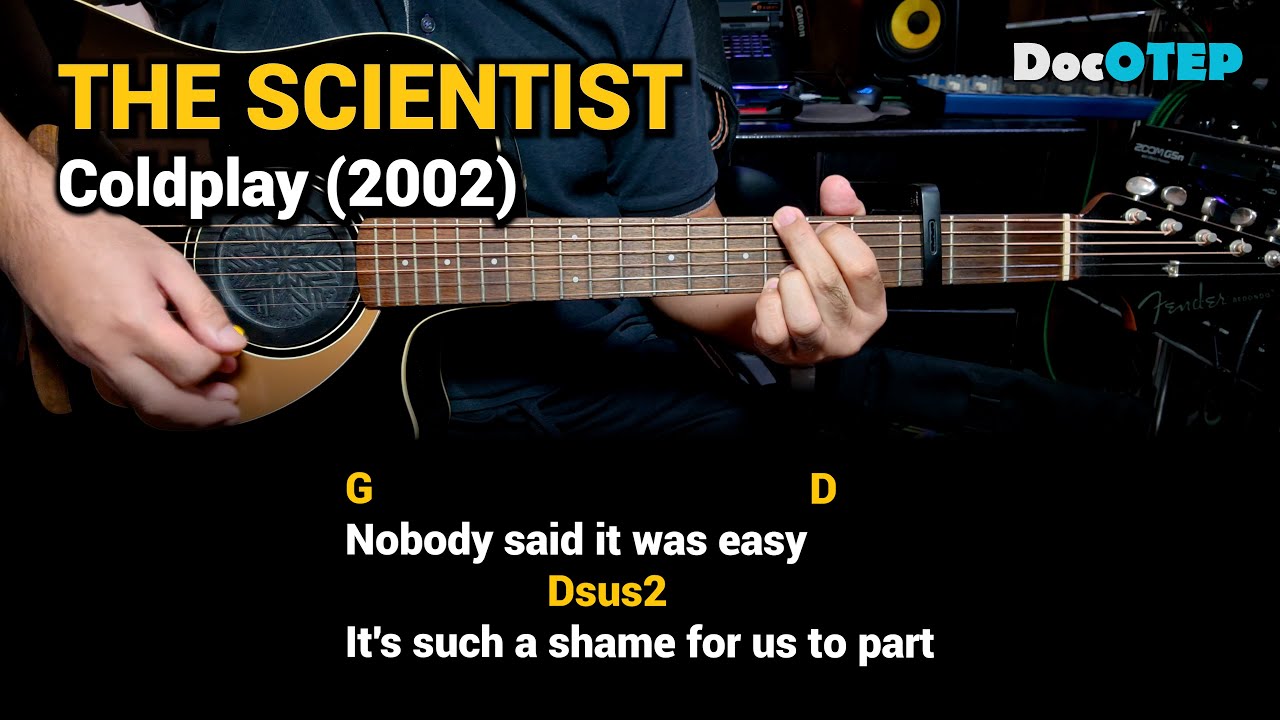 The Scientist - Coldplay (Easy Guitar Chords Tutorial with Lyrics)