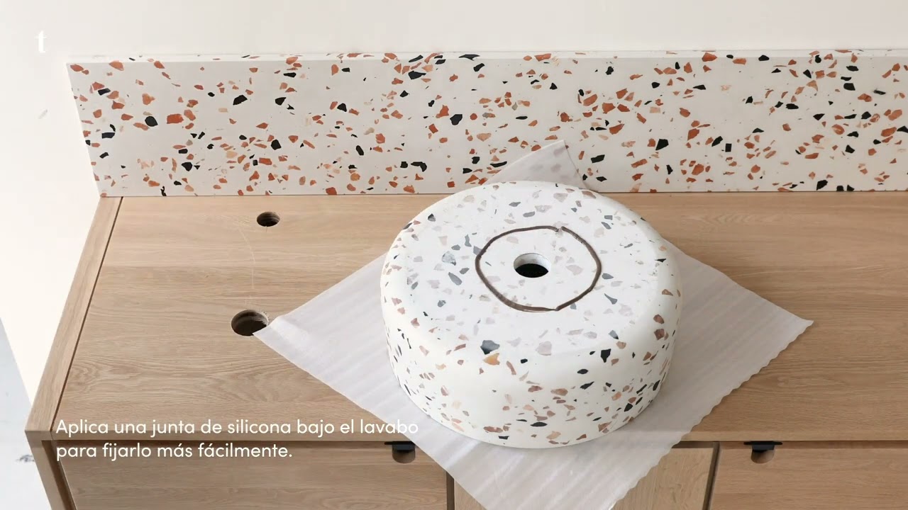 Tikamoon - Instalaci&oacute;n de un lavabo sobre encimera