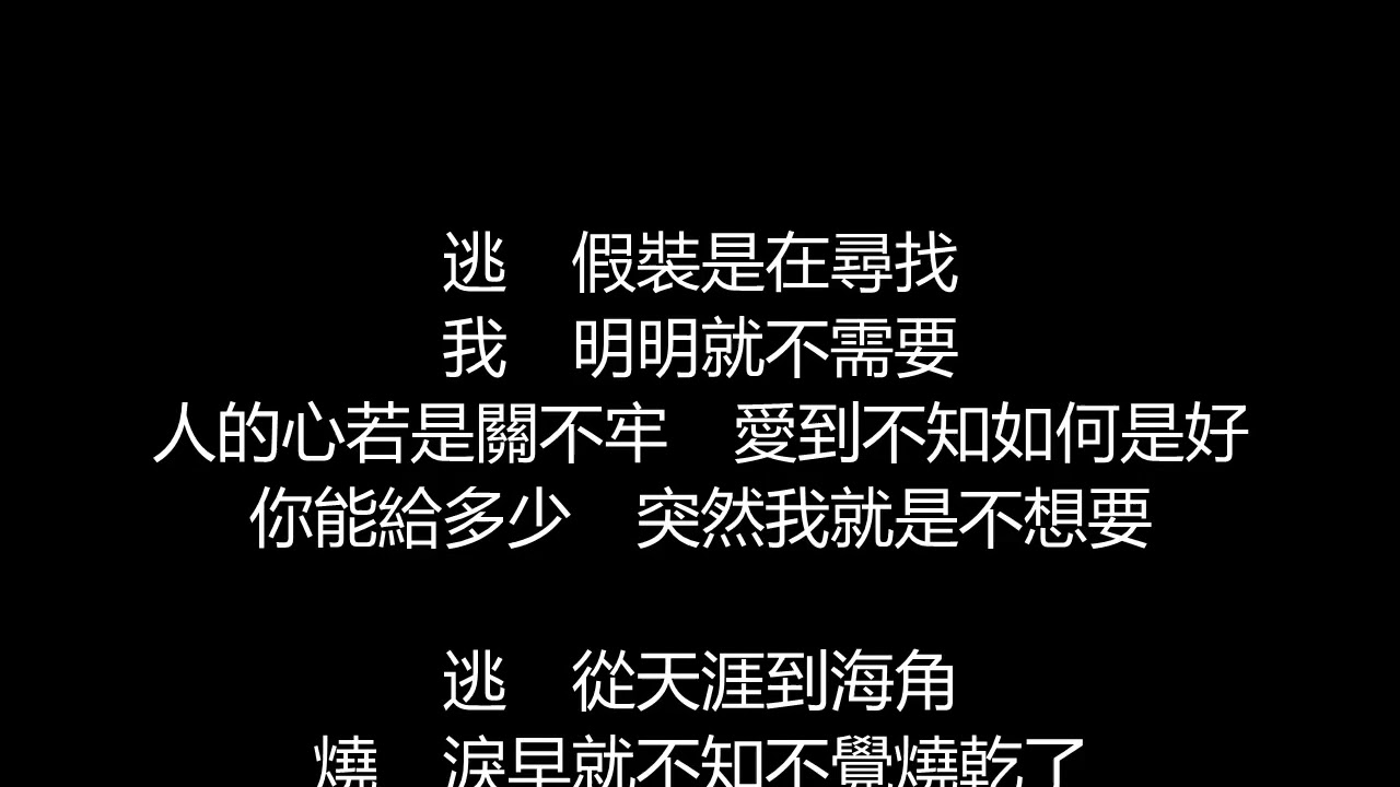 張惠妹 - 知道(歌詞版)