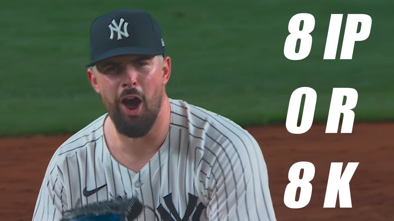 Carlos Rodon Throws 8 Shutout Innings with 8 Ks vs Cubs
