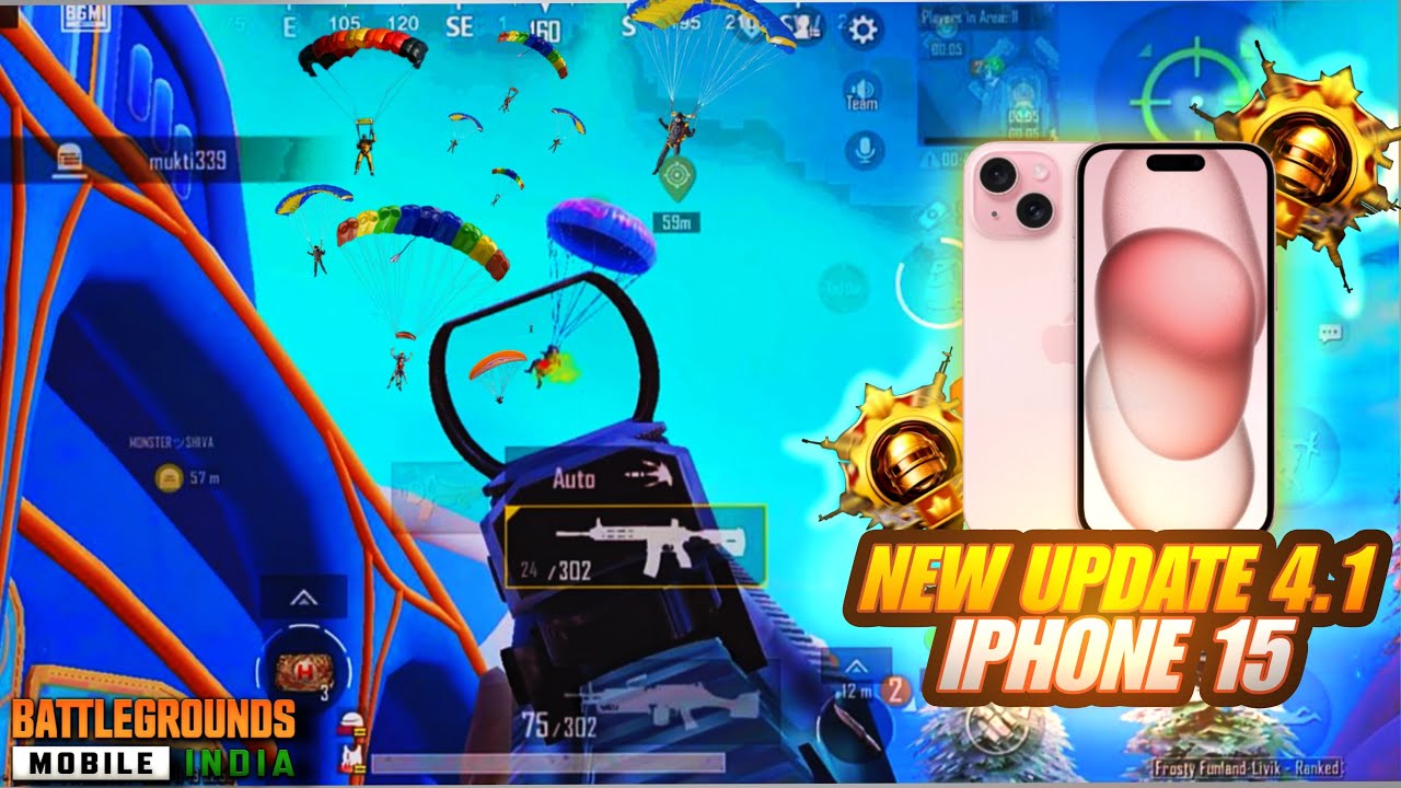 🔥iPhone 15 BGMI 4.1 Update Test | iPhone 15 Worth in 2025 For Gaming?| iPhone 15 BGMI/PUBG Gameplay!