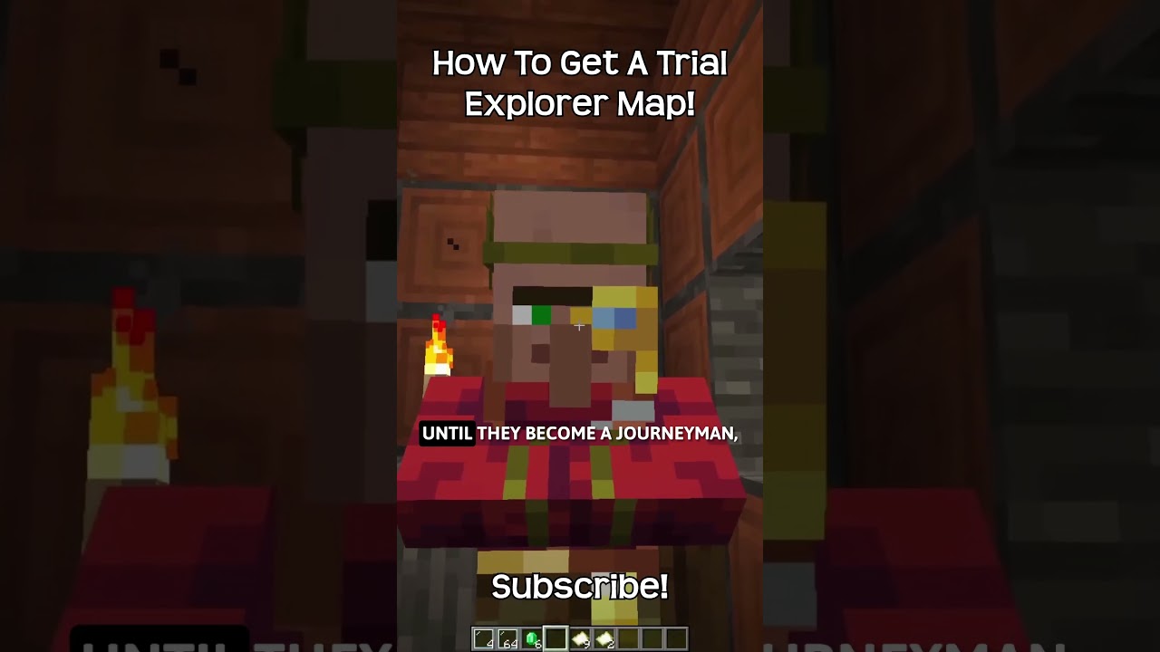 How To Get A Trial Explorer Map In Minecraft?!