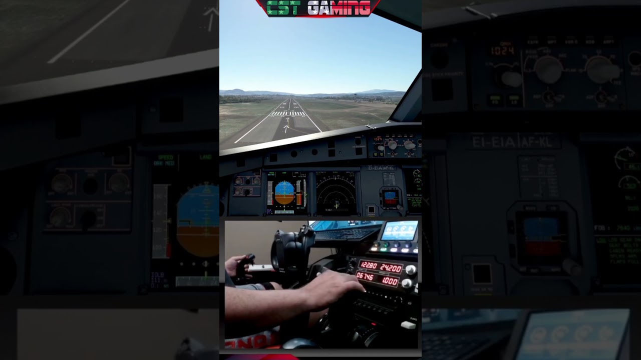 Olbia approach | FBW A32NX GREASER LANDING |  #flightsimulator