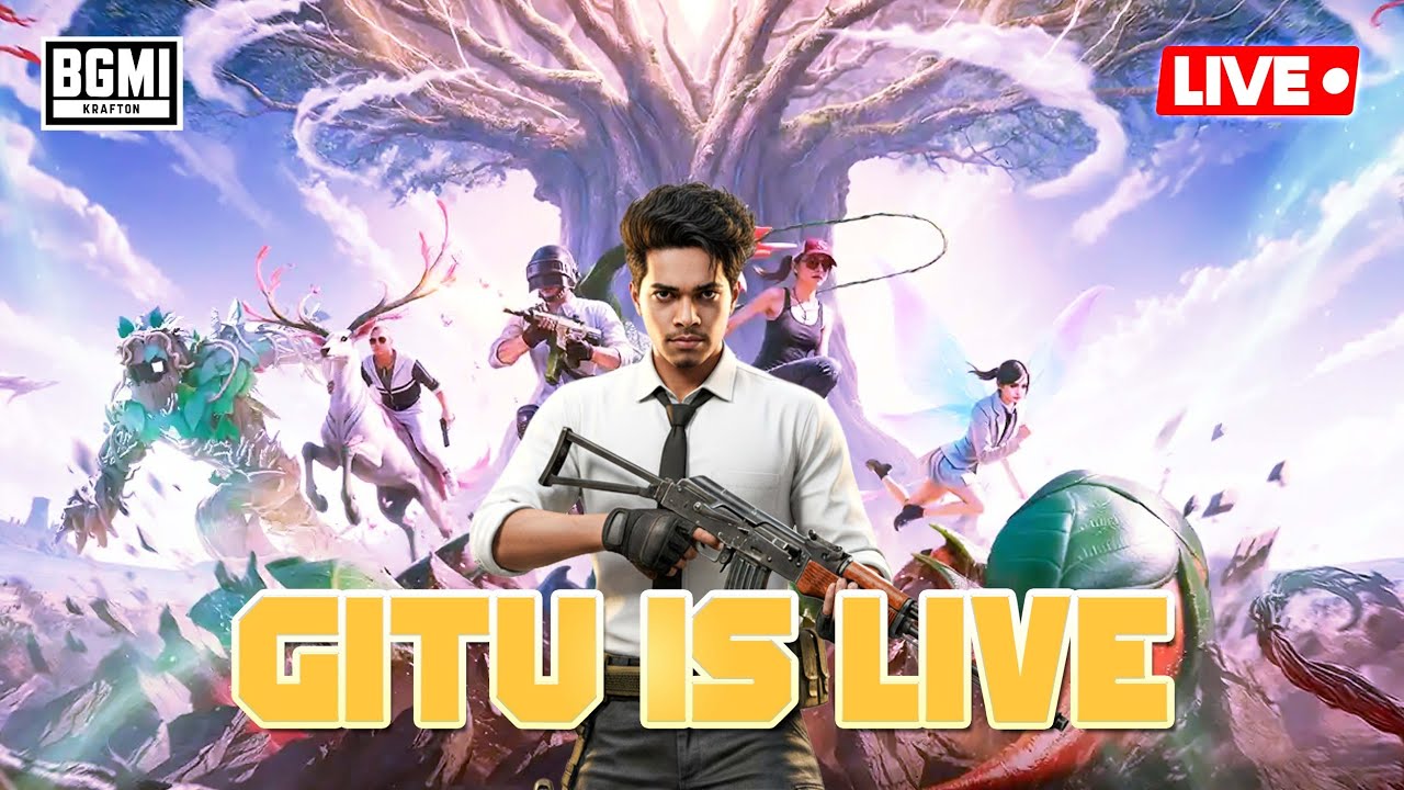 Genie ke Sath Gameplay ❤️💥 Gitu IsLive🔥💥 | BGMI Live Gameplay