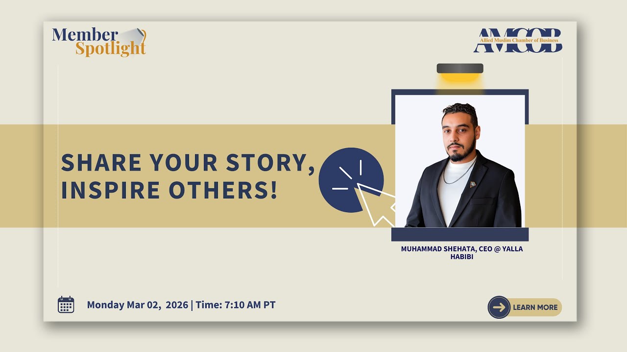 Member Spotlight w/ Muhammad Shehata, CEO @ Yalla Habibi