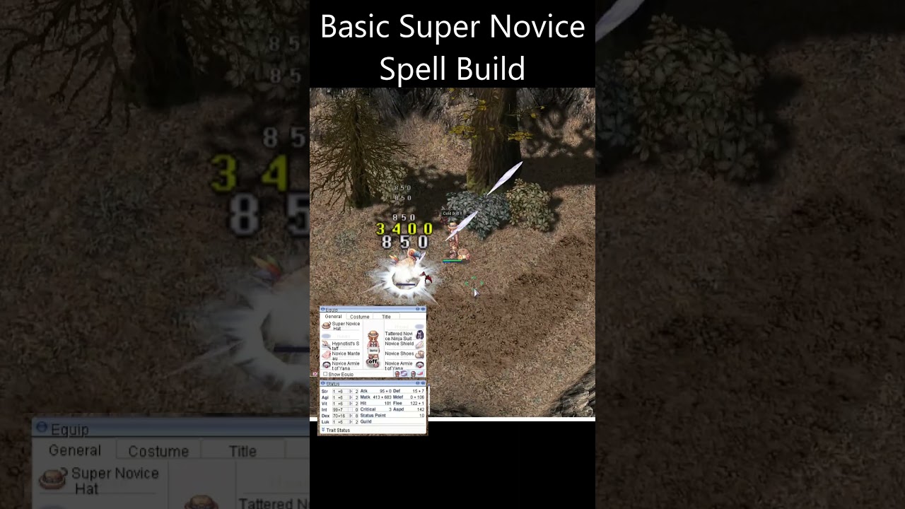 Ragnarok Online Classic - Super Novice Spell Build #ragnarokonline #mmorpg #gaming #gameplay
