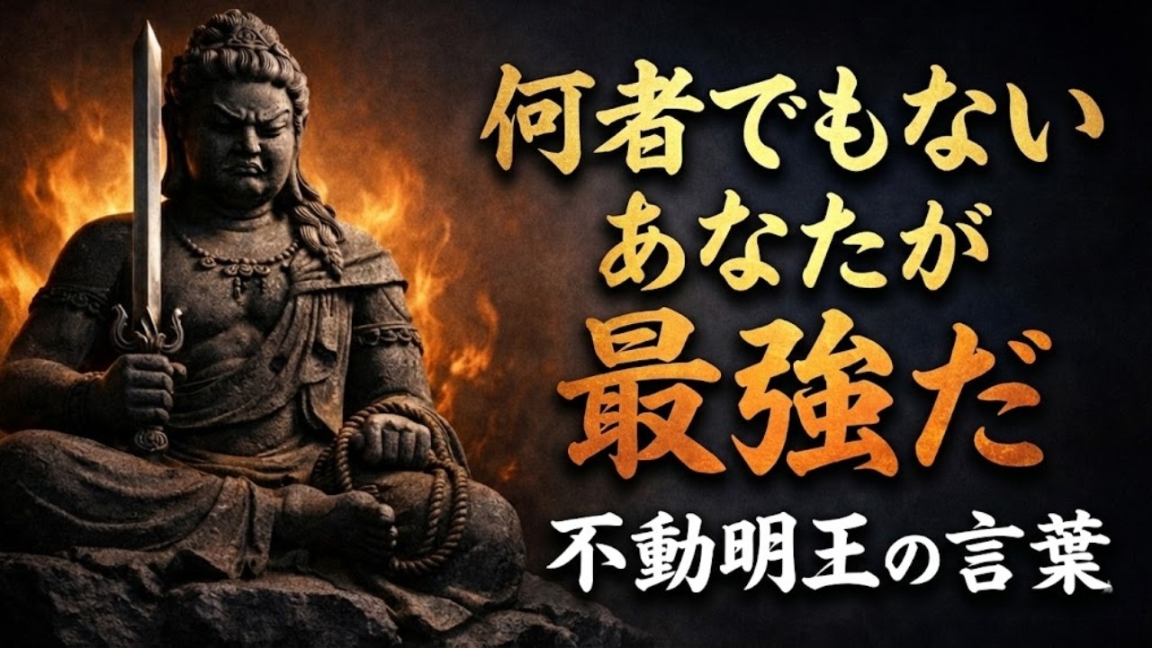 【不動明王】「何者でもなくなった」あなたへ。人生後半戦を最強の自由に変える智慧