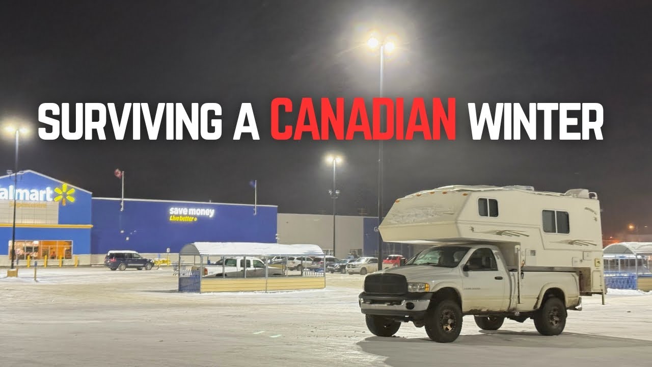 How To Survive A Cold Canadian Winter In A Truck Camper