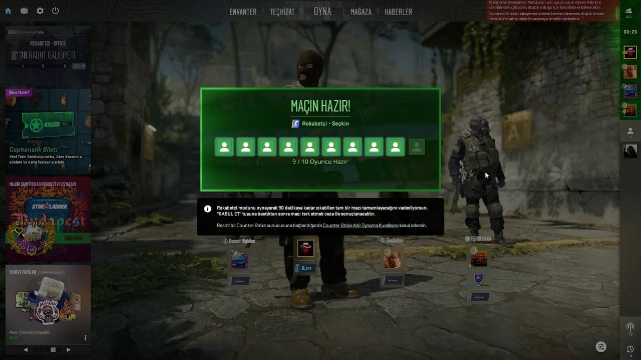CS GO  KAÇMAZ  MAC IZLE ABONE OL