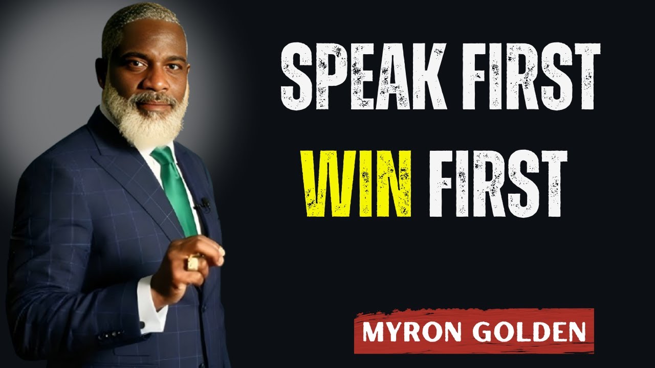 Speak First, Win First — Command Your Morning Before the Enemy Gets a Word In | Myron Golden