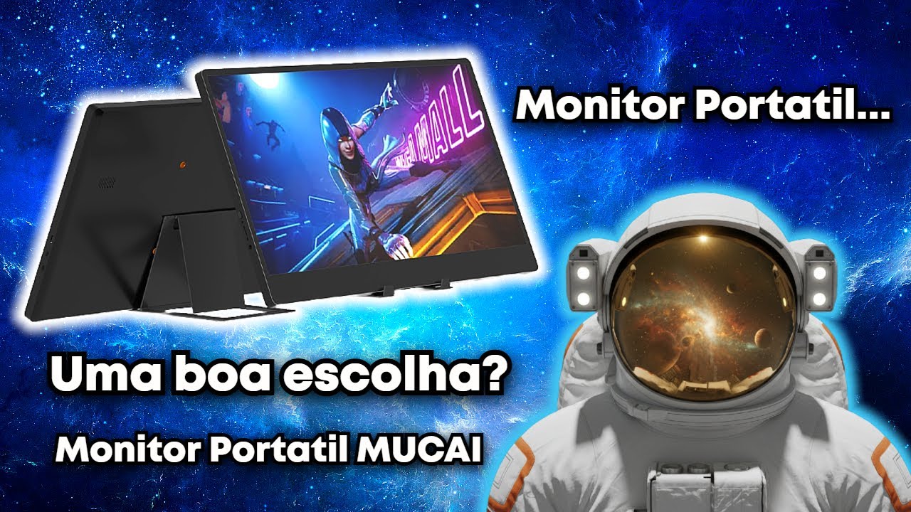 MONITOR PORTÁTIL MUCAI - COMPENSA? UNBOXING& REVIEW