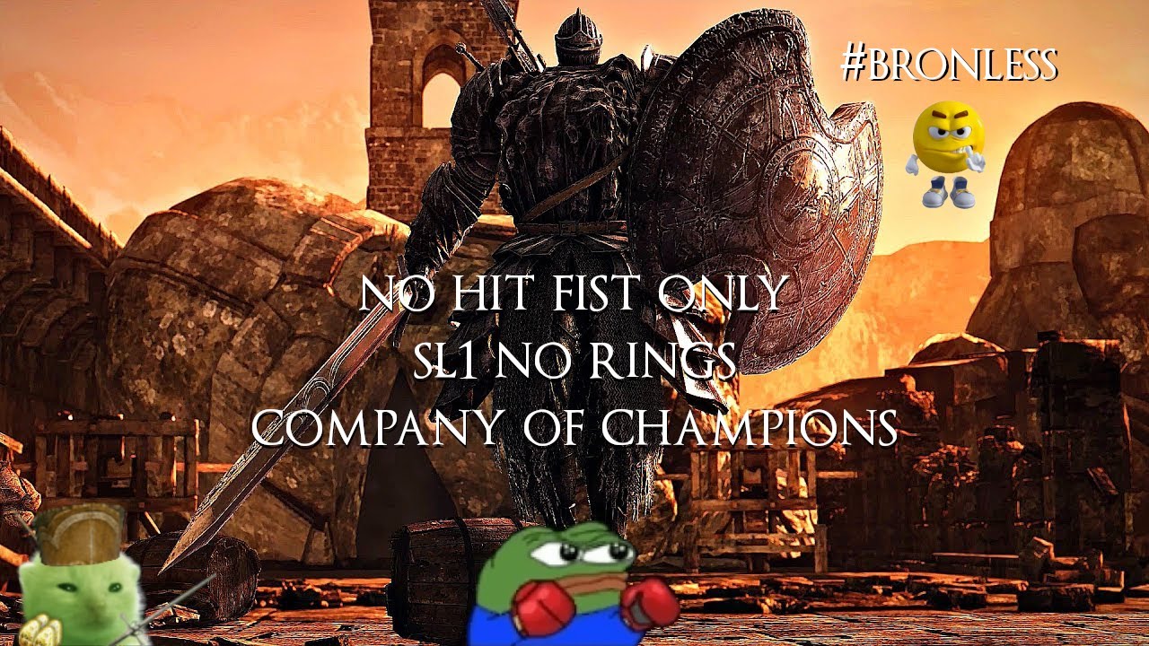 The Pursuer No Hit SL1 / Fist Only / No Rings / Company of Champions (Dark Souls II)