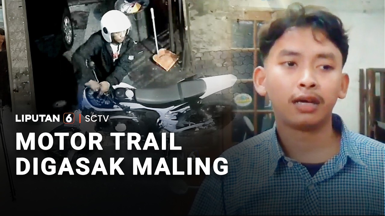 Motor Trail Digasak Maling | Liputan 6