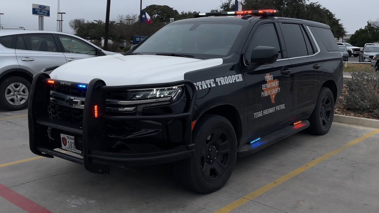 Texas DPS Tahoe Walk Around With Lights