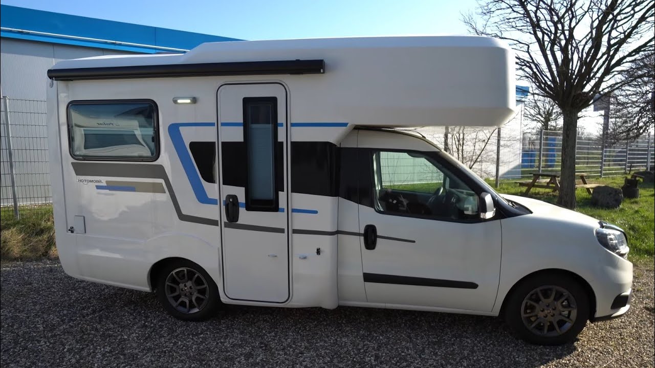 4,99m! Full GFK-Monocock Wohnmobil Hotomobil Ronin XL. XL Bett. Rundsitzgruppe im Micro-Wohnmobil!