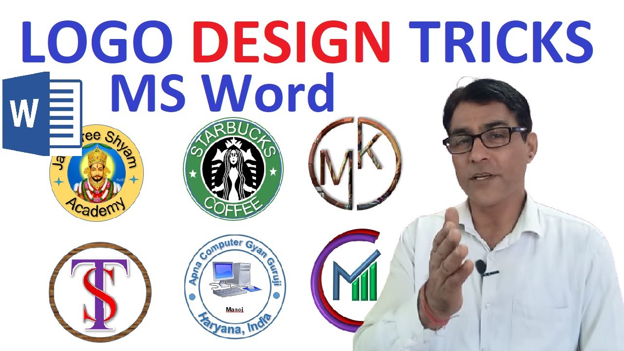 How to make a Logo Design in MS Word | MS Word Logo design Tutorial