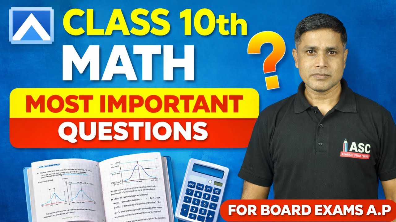 Class 10th math most important questions for board exams A.P#math 10th A.p