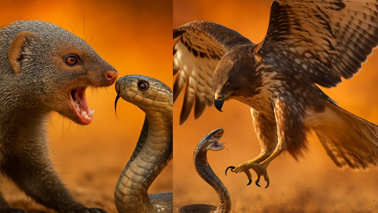 Snake-Slaying Secrets: The Hunting Skills of the Mongoose and the Hawk Revealed
