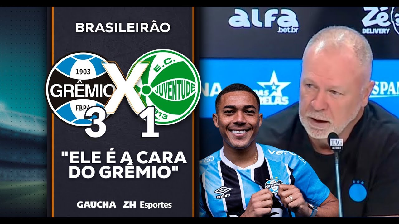 CARLOS VINICIUS, ARTHUR E FUTURO NO GR&Ecirc;MIO: A COLETIVA DE MANO MENEZES | GR&Ecirc;MIO 3x1 JUVENTUDE 26/10
