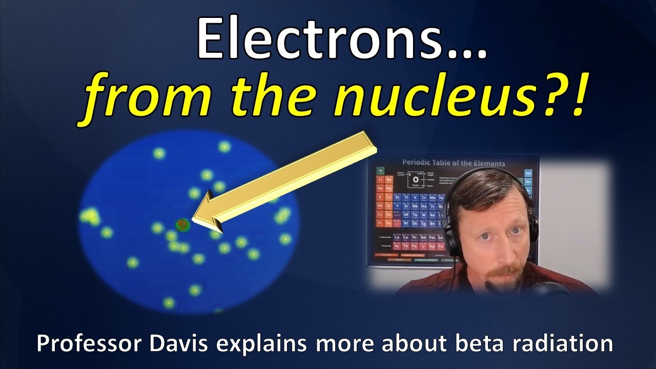 How does a nucleus eject an electron during beta radiation?  Beta particles and neutrinos explained.