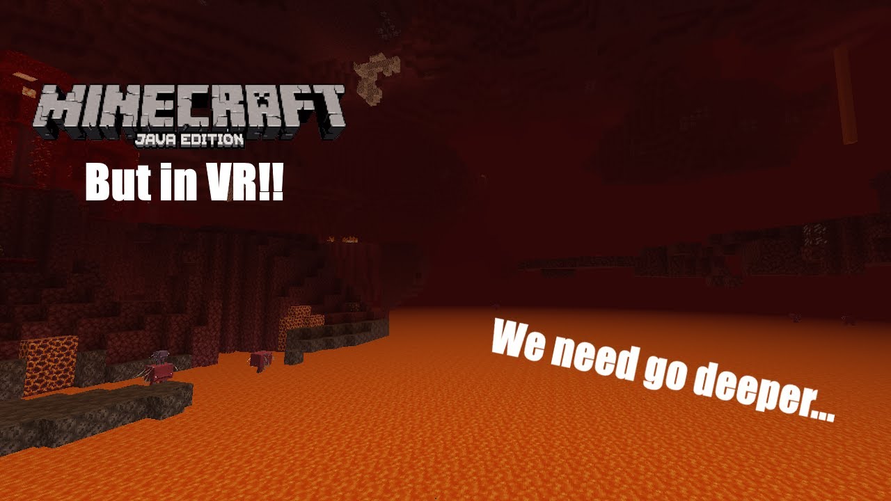 LIVE🔴| We need go deeper...|Some dummy play Minecraft in VR| Minecraft Java