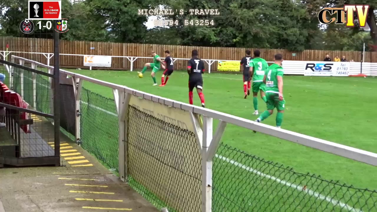 Highworth Town v Cinderford Town FA Trophy 1st round highlights 12th October 2019