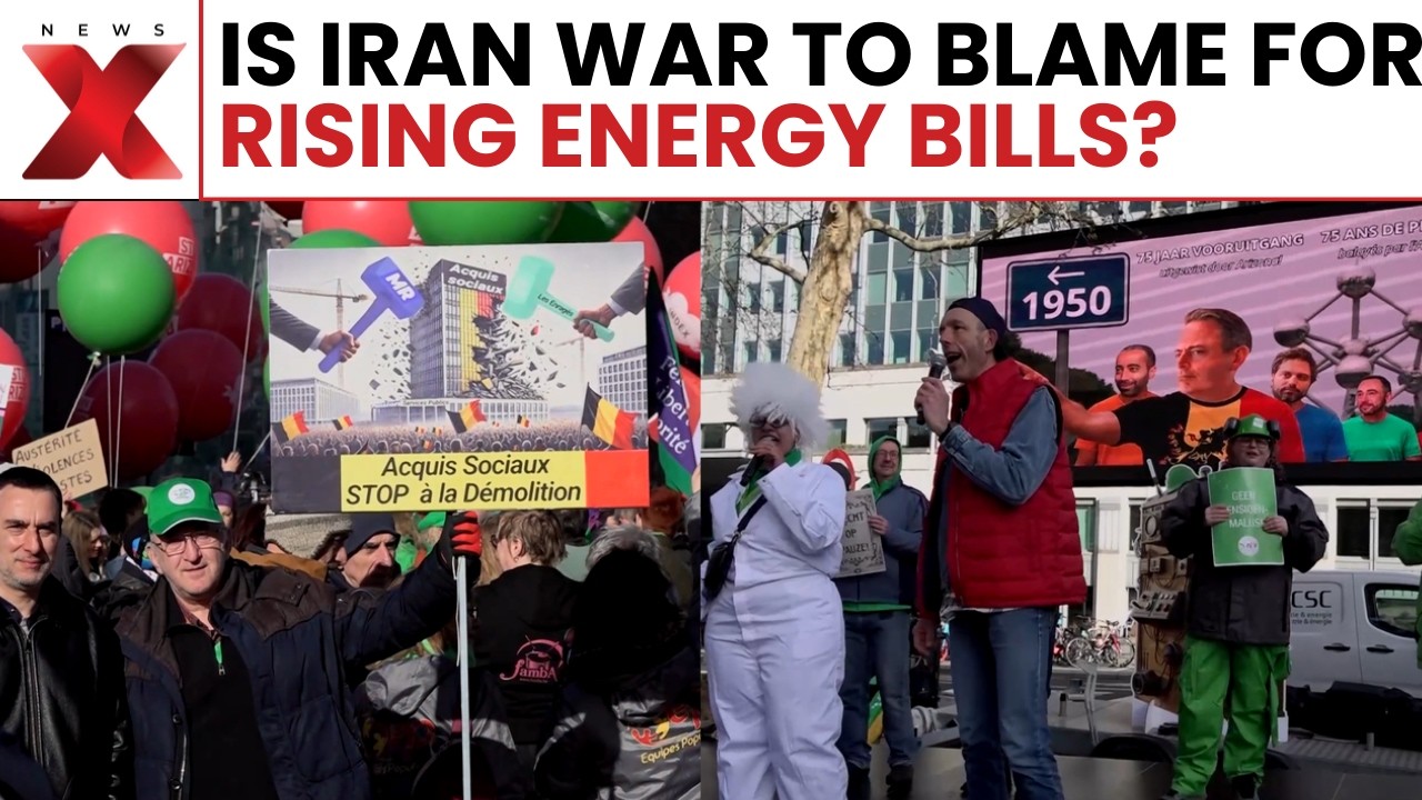 Why Are Thousands Marching In Brussels Over Energy Costs From Iran War?