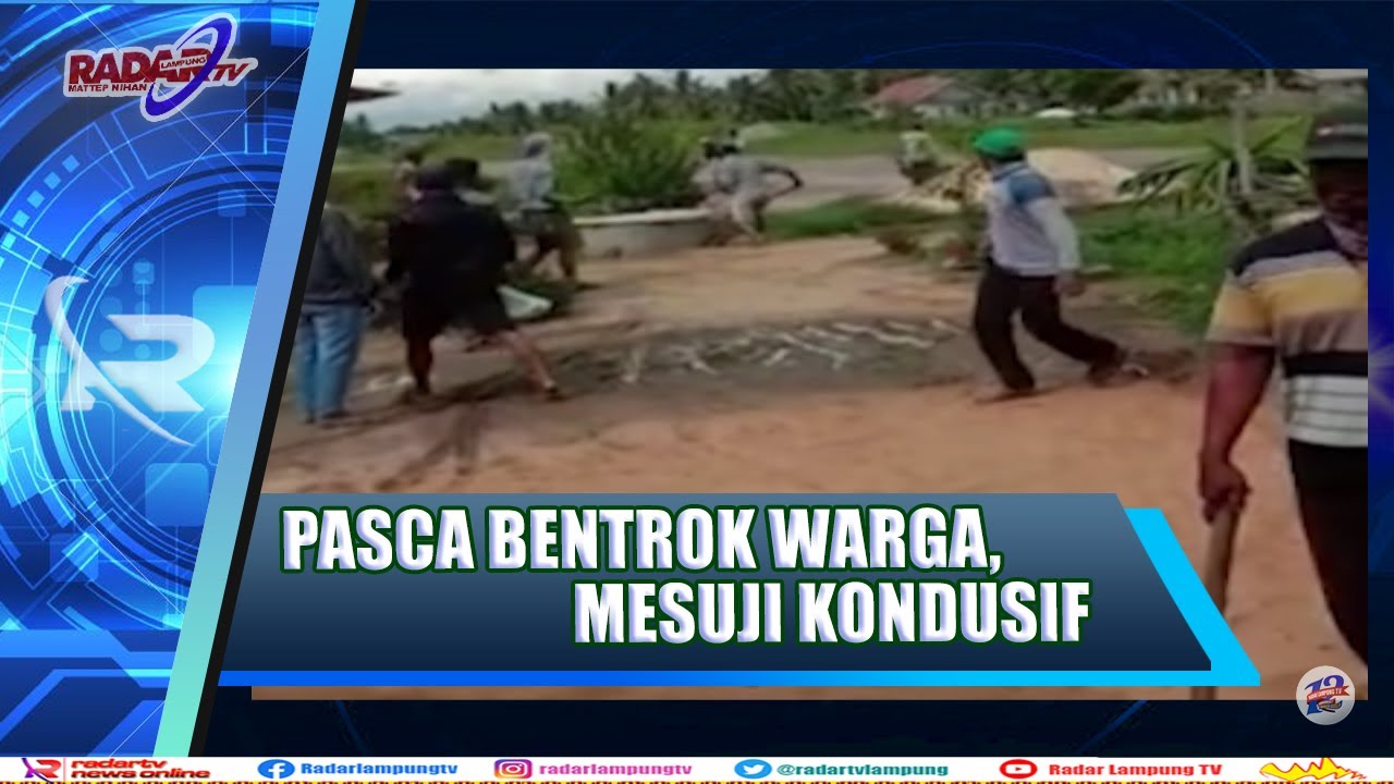 Bentrok Berdarah Di Mesuji, Polres Berikan Edukasi dan Bagikan Sembako
