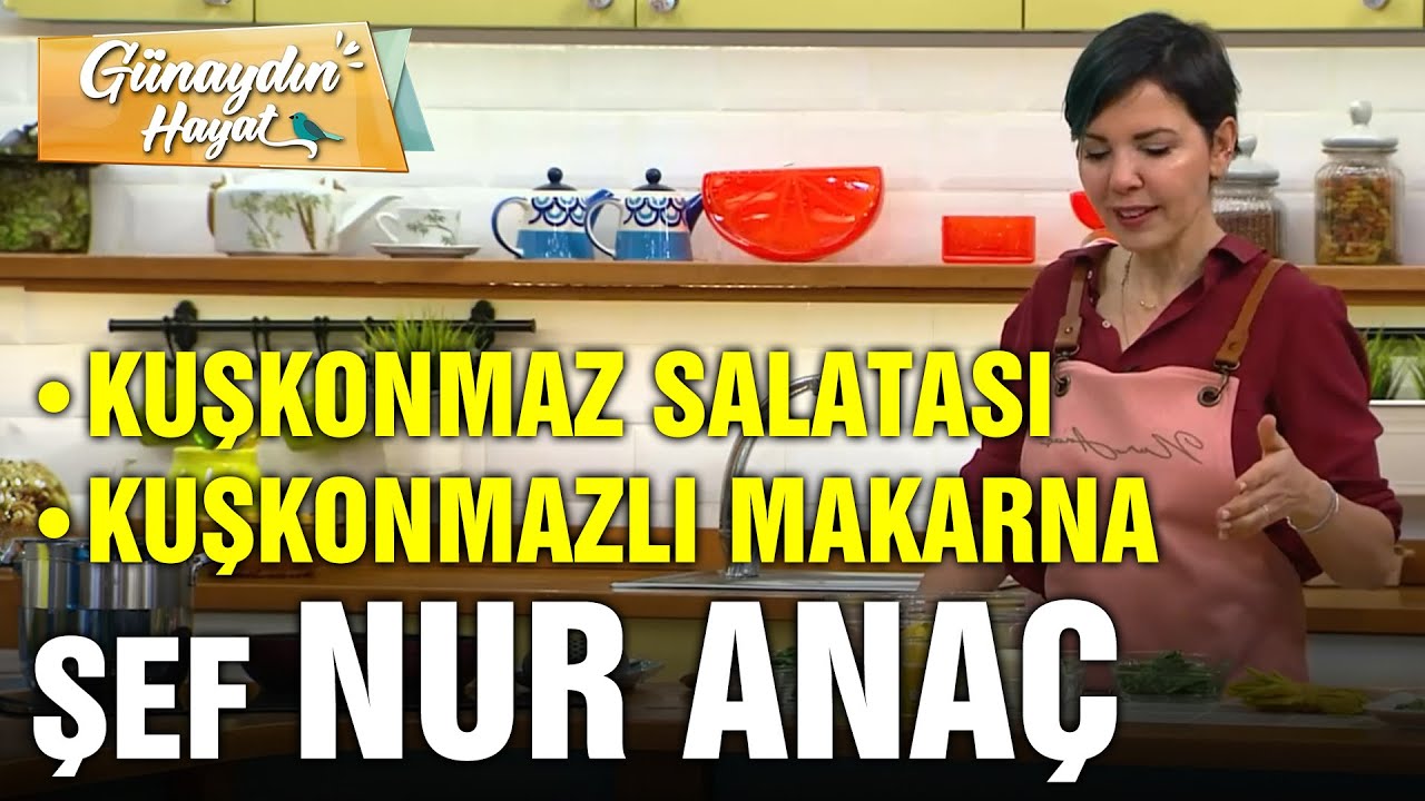 Kuşkonmaz Salatası Tarifi | Kuşkonmazlı Makarna Tarifi | Şef Nur Anaç'tan Leziz ve Pratik Tarifler