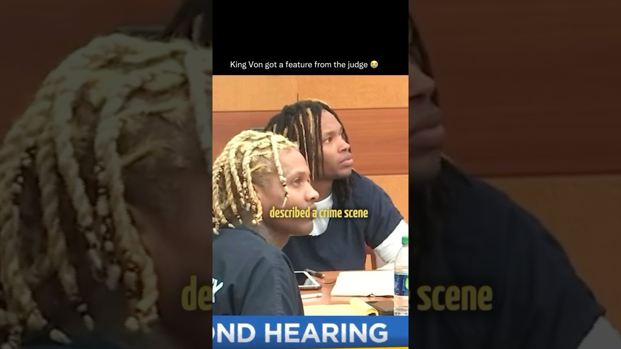 King von got a feature from the Judge #hiphop #viral #rap #kingvon #chicago #lawyer #judge #shorts
