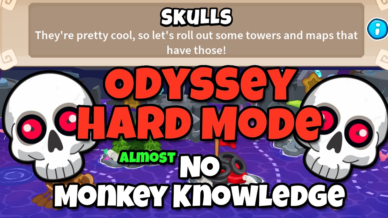 BTD6 Odyssey Guide || Almost No Monkey Knowledge || Skulls