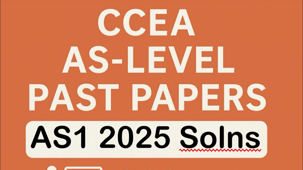 Summer 2025 AS1 CCEA AS-Level Mathematics Pure Module Full Solutions