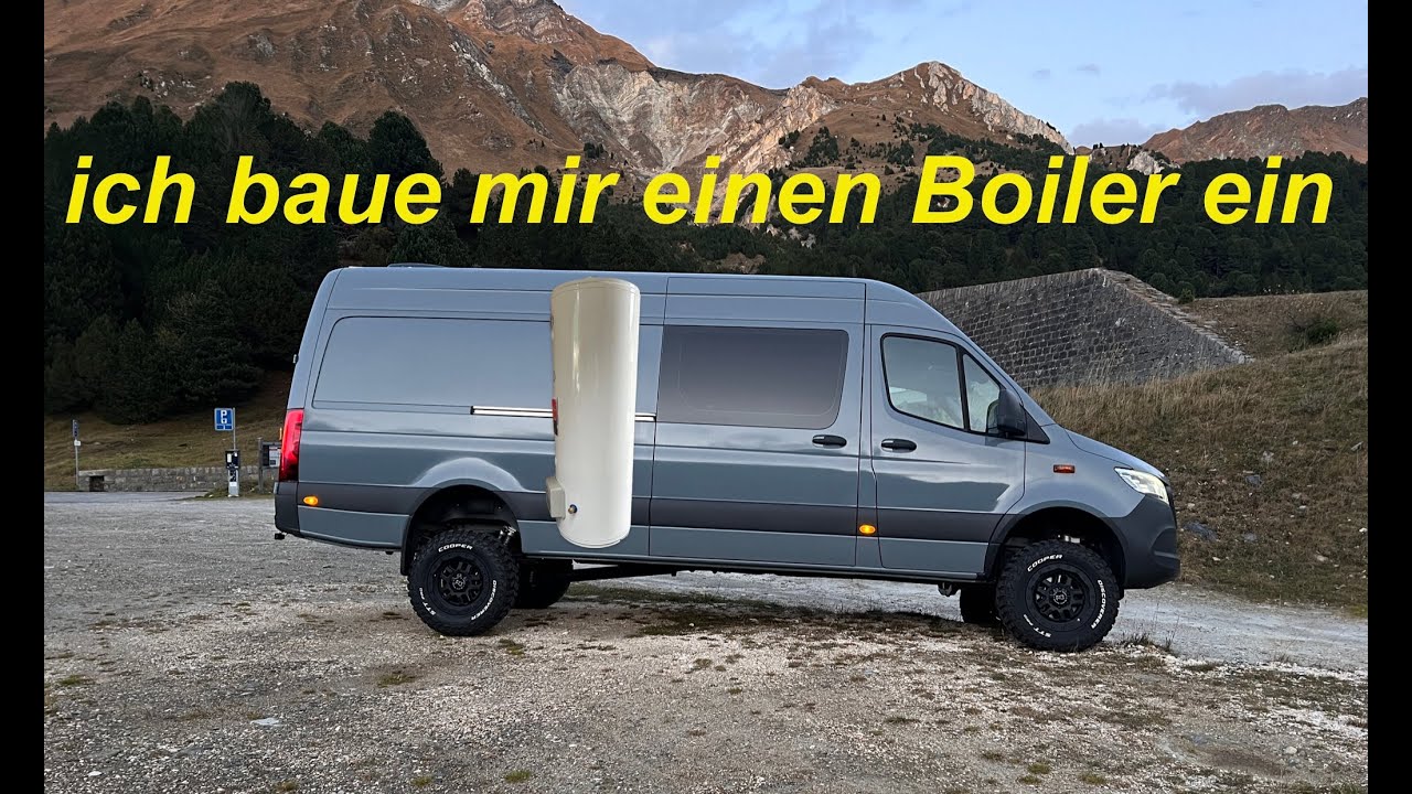 # 18 endlich warmes Wasser im Van.  #campervan #adventurevan #vanlife  #diy #automobile