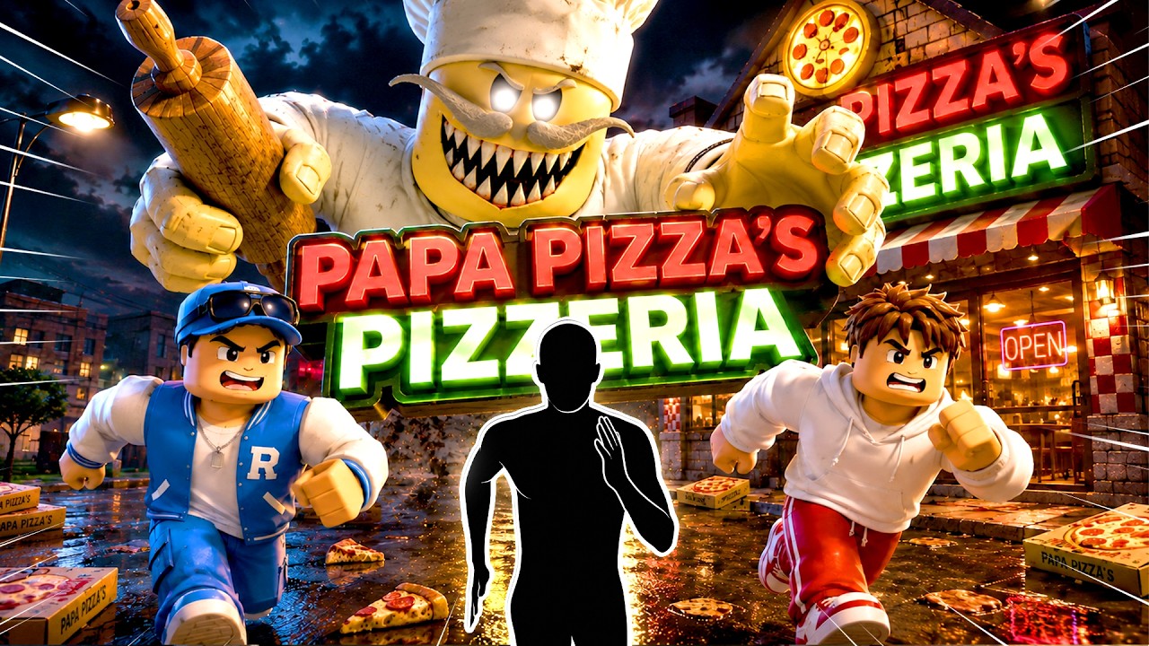 4K🍕 ПОБЕГ ИЗ ПИЦЦЕРИИ ПАПЫ ПИЦЦЫ! | Захватывающая интерактивная разминка | ROBLOX OBBY | ПОЛНОЕ #44
