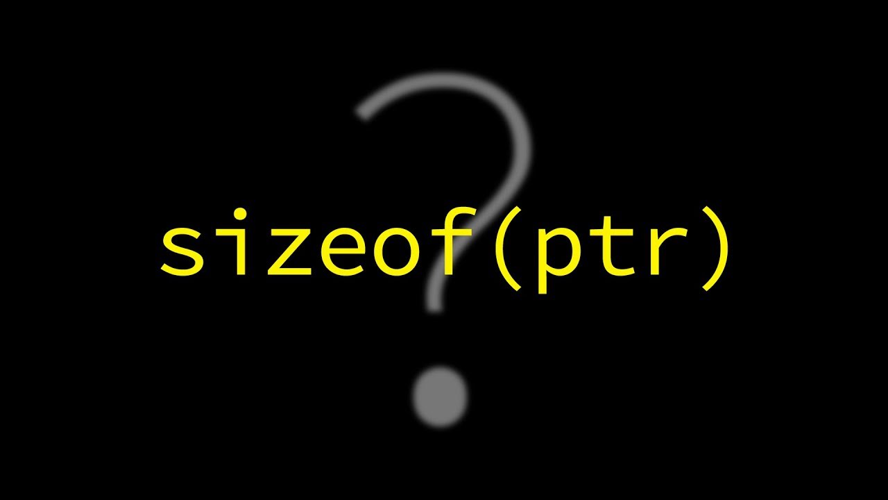 A common pitfall when using sizeof() with pointers in C.