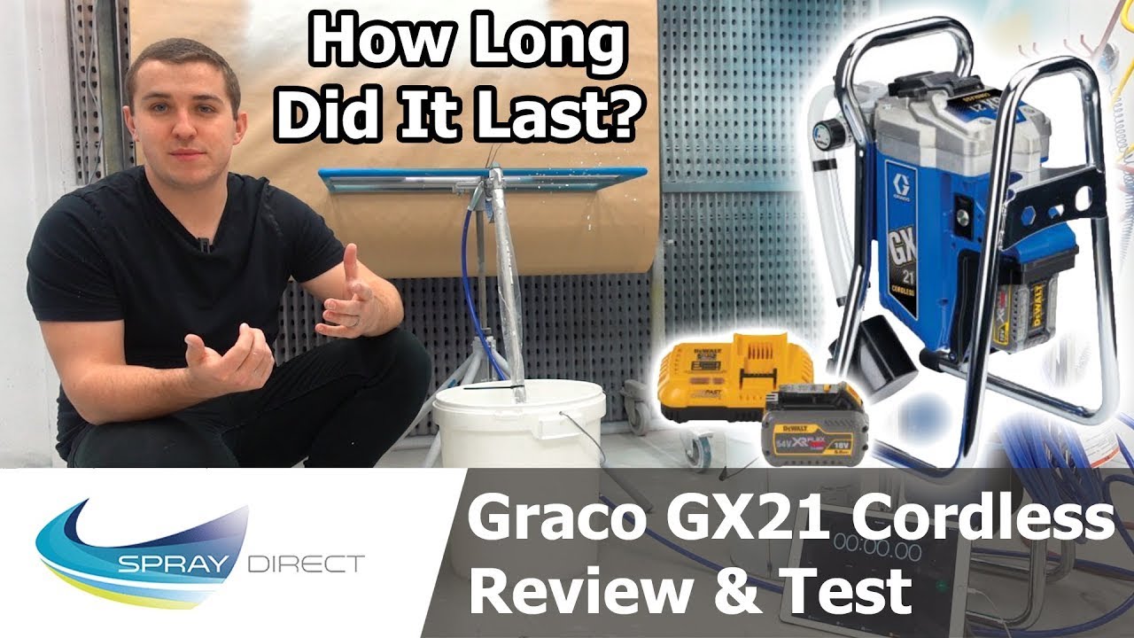 Graco GX21 Cordless Review & Test   How Long Do The Batteries Last?