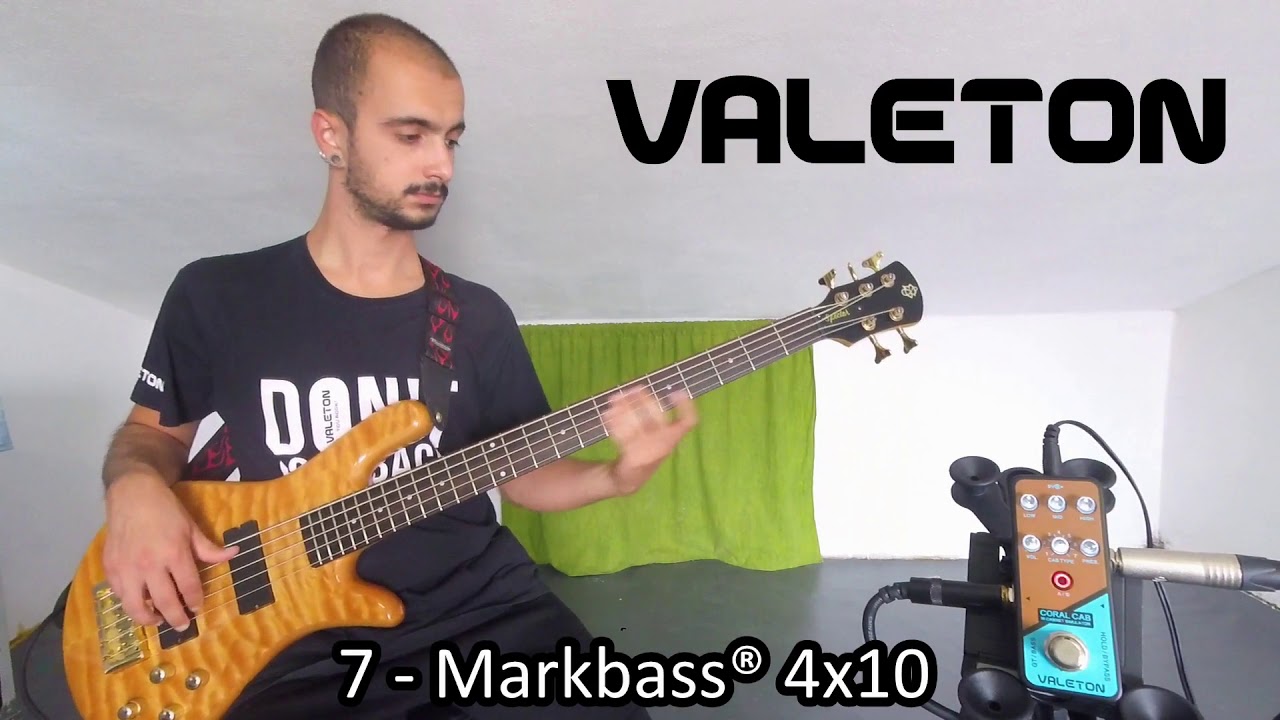 Valeton Coral IR Cab Simulator - Bass Demo by Angelo Paddeu (ITA)