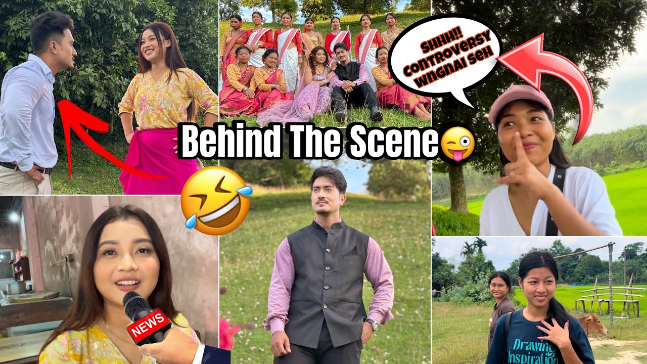 Chini Company Kwtal Khulokha ❤️🤗 | Maya Ni Nouhthai BTS | Shoot o Tamo Kok rok😂@adydebbarma9054