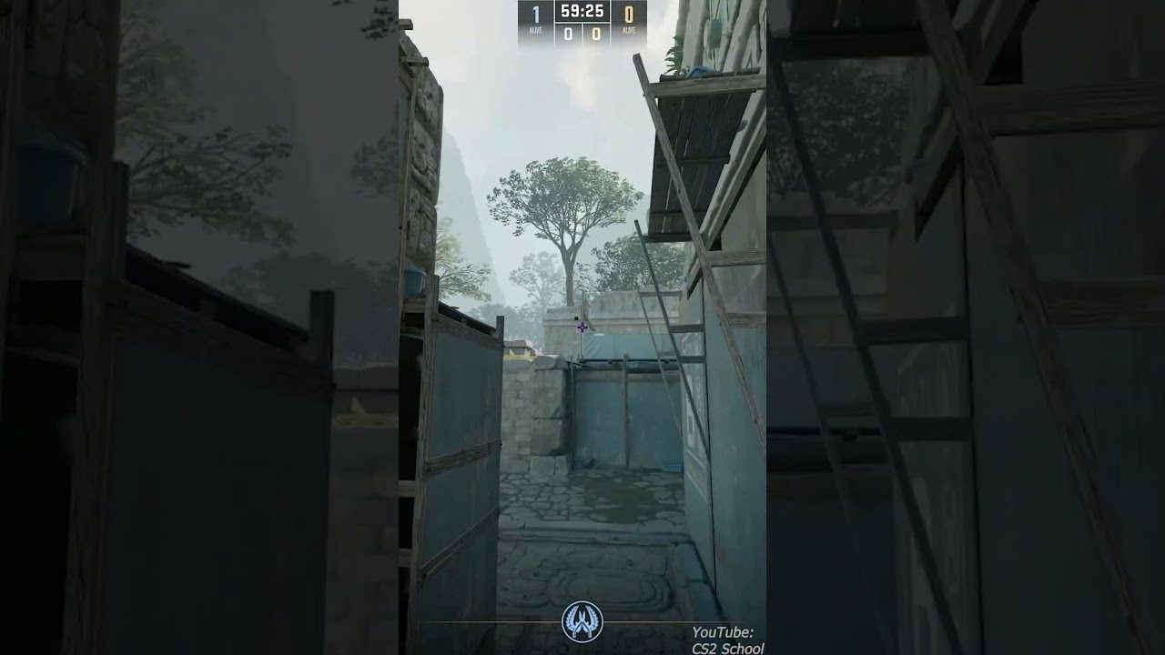 CS2 Древняя B &mdash; лучшая граната для раша в пещере (сторона CT) - #CS2 #CSGO
