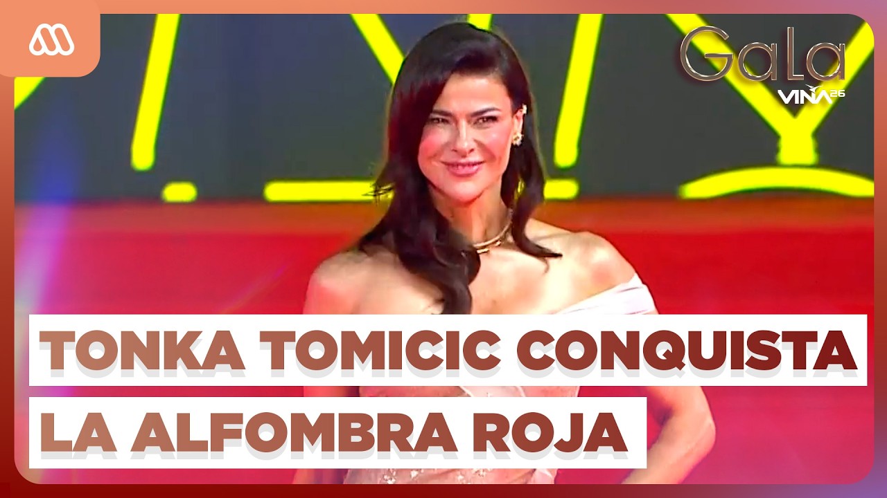 Tonka Tomicic CONQUISTA la alfombra roja de la Gala con su glamour